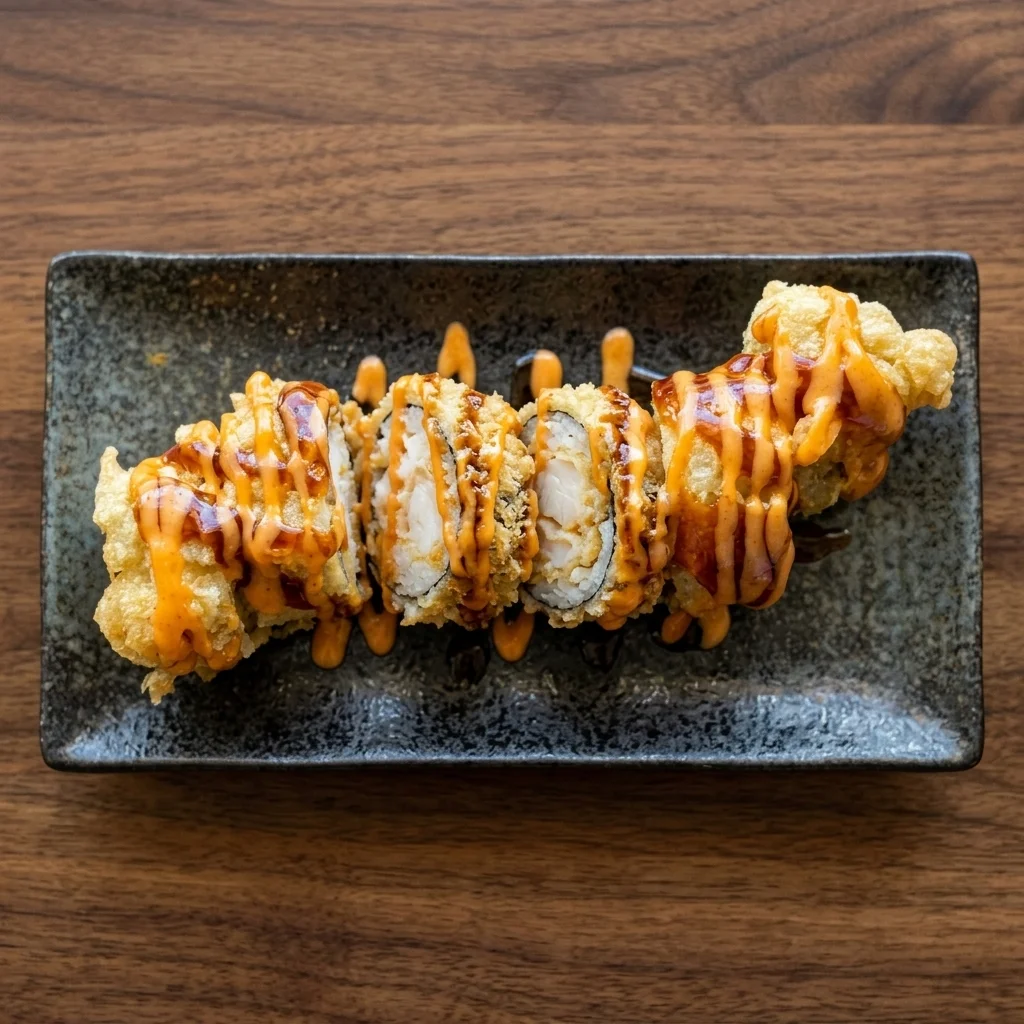 Crazy Yam sushi roll at Wakoya Sushi on Osborne Street, Winnipeg